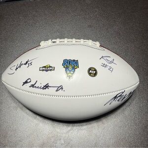 FCF 8OKI Ballerz Collective Signed Football w/ Multiple Player Autographs